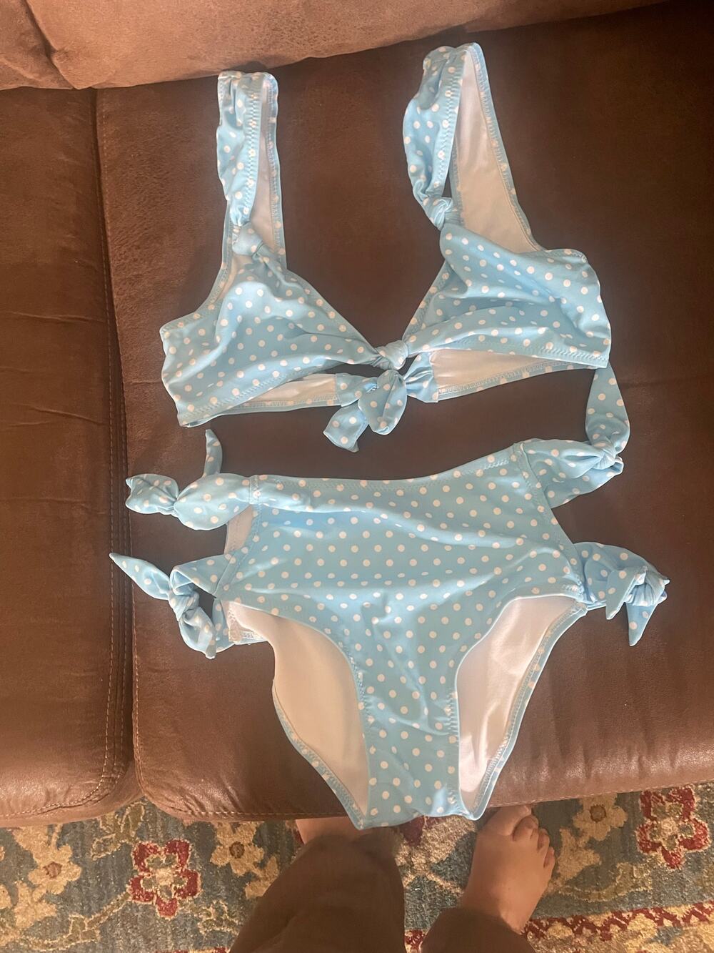 Mon Ami Blue Dot Bikini 2 piece, A74